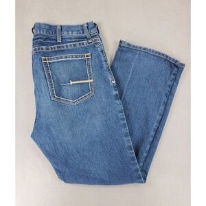 Ariat Jeans‎ Men 40x32 Blue Rebar M4 Relaxed Boot Cut Durastr Edge Boot